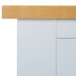 vidaXL Mesa consola de madera de roble maciza 118x35x77 cm vidaXL Mesa consola de madera de roble maciza 118x35x77 cm