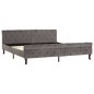 vidaXL Estructura de cama de terciopelo gris 180x200 cm vidaXL Estructura de cama de terciopelo gris 180x200 cm