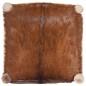 vidaXL Taburete de cocina cuero real de cabra y madera de teca maciza vidaXL Taburete de cocina cuero real de cabra y madera de teca maciza