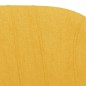 vidaXL Taburetes de cocina 2 unidades tela amarillo mostaza vidaXL Taburetes de cocina 2 unidades tela amarillo mostaza