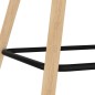 vidaXL Taburetes de cocina giratorios 2 unidades tela marrón vidaXL Taburetes de cocina giratorios 2 unidades tela marrón