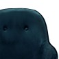 vidaXL Silla mecedora de terciopelo azul vidaXL Silla mecedora de terciopelo azul
