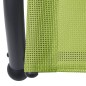 vidaXL Tumbona doble con toldo textilene verde vidaXL Tumbona doble con toldo textilene verde
