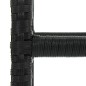 vidaXL Taburetes de cocina con cojines 6 uds ratán sintético negro vidaXL Taburetes de cocina con cojines 6 uds ratán sintético negro