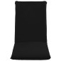 vidaXL Tumbona plegable de tela Oxford negra vidaXL Tumbona plegable de tela Oxford negra