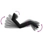 vidaXL Tumbona plegable de tela Oxford negra vidaXL Tumbona plegable de tela Oxford negra