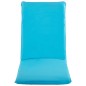 vidaXL Tumbona plegable de tela Oxford azul
