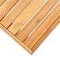vidaXL Set de mesa y reposapiés de jardín cojín madera maciza acacia vidaXL Set de mesa y reposapiés de jardín cojín madera maciza acacia