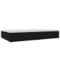vidaXL Tumbona convertible con cojines de ratán sintético negro vidaXL Tumbona convertible con cojines de ratán sintético negro