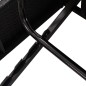 vidaXL Tumbona convertible con cojines de ratán sintético negro vidaXL Tumbona convertible con cojines de ratán sintético negro