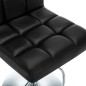 vidaXL Taburetes de cocina 2 unidades cuero sintético negro vidaXL Taburetes de cocina 2 unidades cuero sintético negro