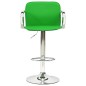 vidaXL Taburetes de cocina 2 unidades cuero artificial verde vidaXL Taburetes de cocina 2 unidades cuero artificial verde