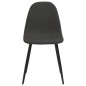vidaXL Sillas de comedor 2 uds cuero sintético negro 45x53,5x83 cm vidaXL Sillas de comedor 2 uds cuero sintético negro 45x53,5x83 cm