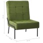 vidaXL Silla de relajación de terciopelo verde claro 65x79x87 cm vidaXL Silla de relajación de terciopelo verde claro 65x79x87 cm