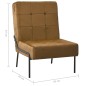 vidaXL Silla de relajación de terciopelo marrón 65x79x87 cm vidaXL Silla de relajación de terciopelo marrón 65x79x87 cm
