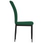 vidaXL Sillas de comedor 4 unidades terciopelo verde oscuro vidaXL Sillas de comedor 4 unidades terciopelo verde oscuro
