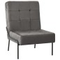 vidaXL Silla de relajación de terciopelo gris oscuro 65x79x87 cm vidaXL Silla de relajación de terciopelo gris oscuro 65x79x87 cm