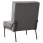 vidaXL Silla de relajación de terciopelo gris oscuro 65x79x87 cm vidaXL Silla de relajación de terciopelo gris oscuro 65x79x87 cm