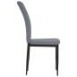 vidaXL Sillas de comedor 4 unidades terciopelo gris claro vidaXL Sillas de comedor 4 unidades terciopelo gris claro