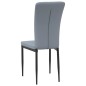 vidaXL Sillas de comedor 4 unidades terciopelo gris claro vidaXL Sillas de comedor 4 unidades terciopelo gris claro