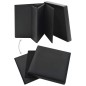 vidaXL Taburetes de almacenaje plegables 2 uds cuero sintético negro vidaXL Taburetes de almacenaje plegables 2 uds cuero sintético negro