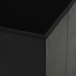 vidaXL Taburetes de almacenaje plegables 2 uds cuero sintético negro vidaXL Taburetes de almacenaje plegables 2 uds cuero sintético negro
