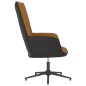 vidaXL Silla de relajación de terciopelo marrón y PVC vidaXL Silla de relajación de terciopelo marrón y PVC