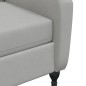 vidaXL Sillón de masaje reclinable de tela gris claro vidaXL Sillón de masaje reclinable de tela gris claro