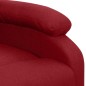 vidaXL Sillón de masaje elevable tela rojo tinto vidaXL Sillón de masaje elevable tela rojo tinto