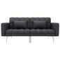 vidaXL Sofá cama de tela gris oscuro vidaXL Sofá cama de tela gris oscuro