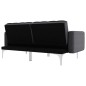 vidaXL Sofá cama de tela gris oscuro vidaXL Sofá cama de tela gris oscuro