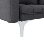 vidaXL Sofá cama de tela gris oscuro vidaXL Sofá cama de tela gris oscuro