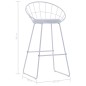 vidaXL Taburetes de barra de cocina 2 unidades cuero sintético blanco vidaXL Taburetes de barra de cocina 2 unidades cuero sintético blanco