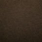 vidaXL Sillas de comedor giratorias 2 unidades tela marrón oscuro