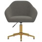 vidaXL Silla de comedor giratoria de terciopelo gris oscuro vidaXL Silla de comedor giratoria de terciopelo gris oscuro