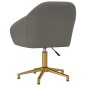 vidaXL Silla de comedor giratoria de terciopelo gris oscuro vidaXL Silla de comedor giratoria de terciopelo gris oscuro