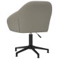 vidaXL Silla de comedor giratoria de terciopelo gris claro vidaXL Silla de comedor giratoria de terciopelo gris claro