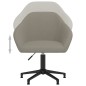 vidaXL Sillas de comedor giratorias 2 uds de terciopelo gris claro vidaXL Sillas de comedor giratorias 2 uds de terciopelo gris claro