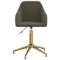 vidaXL Sillas de comedor giratorias 2 unidades terciopelo gris oscuro vidaXL Sillas de comedor giratorias 2 unidades terciopelo gris oscuro
