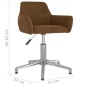 vidaXL Silla de comedor giratoria de terciopelo marrón vidaXL Silla de comedor giratoria de terciopelo marrón