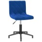 vidaXL Sillas de comedor giratorias 2 uds terciopelo azul