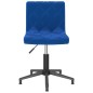 vidaXL Sillas de comedor giratorias 2 uds terciopelo azul
