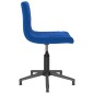 vidaXL Sillas de comedor giratorias 2 uds terciopelo azul