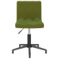 vidaXL Sillas de comedor giratorias 2 unidades terciopelo verde claro vidaXL Sillas de comedor giratorias 2 unidades terciopelo verde claro