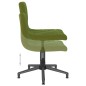 vidaXL Sillas de comedor giratorias 2 unidades terciopelo verde claro vidaXL Sillas de comedor giratorias 2 unidades terciopelo verde claro