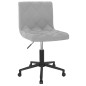 vidaXL Sillas de comedor giratorias 2 uds de terciopelo gris claro vidaXL Sillas de comedor giratorias 2 uds de terciopelo gris claro