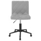 vidaXL Sillas de comedor giratorias 2 uds de terciopelo gris claro vidaXL Sillas de comedor giratorias 2 uds de terciopelo gris claro