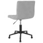 vidaXL Sillas de comedor giratorias 2 uds de terciopelo gris claro vidaXL Sillas de comedor giratorias 2 uds de terciopelo gris claro