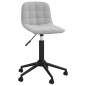 vidaXL Sillas de comedor giratorias 2 uds de terciopelo gris claro vidaXL Sillas de comedor giratorias 2 uds de terciopelo gris claro