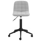 vidaXL Sillas de comedor giratorias 2 uds de terciopelo gris claro vidaXL Sillas de comedor giratorias 2 uds de terciopelo gris claro